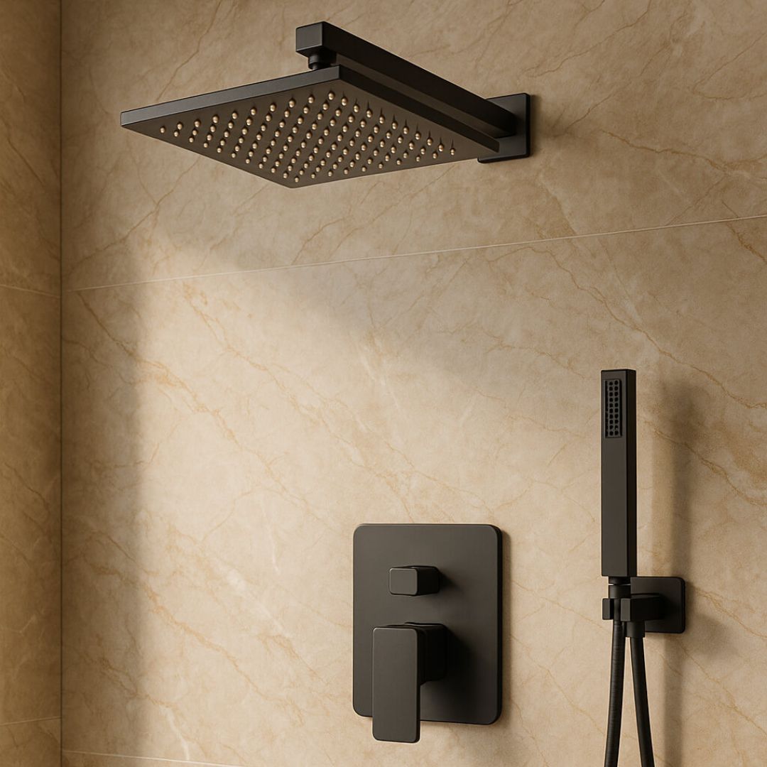 Robinet de douche cascade encastré