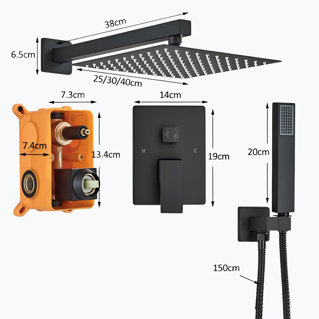 Robinet douche encastré avec cascade  Le Mitigeur