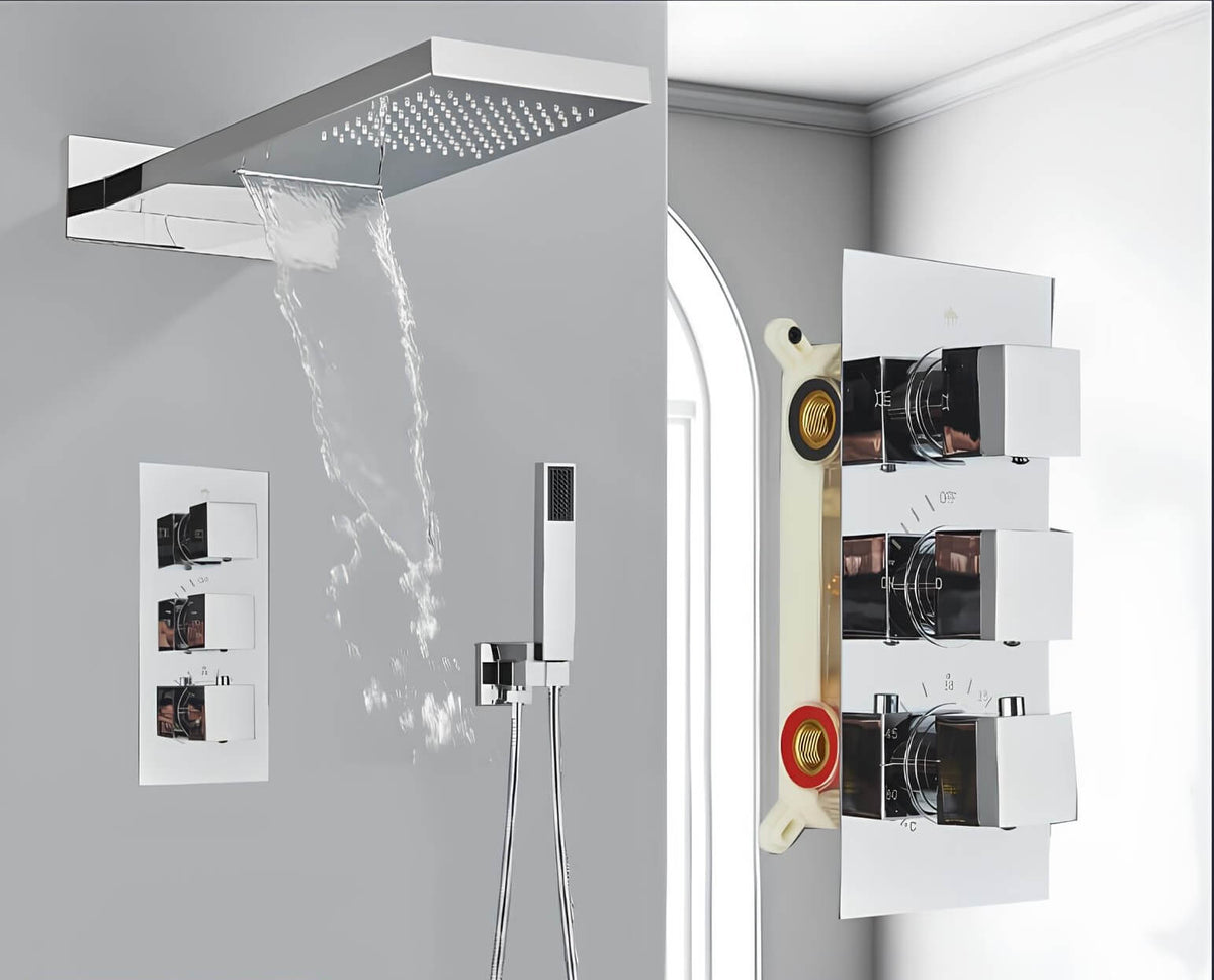 Robinet douche encastré cascade  Le Mitigeur
