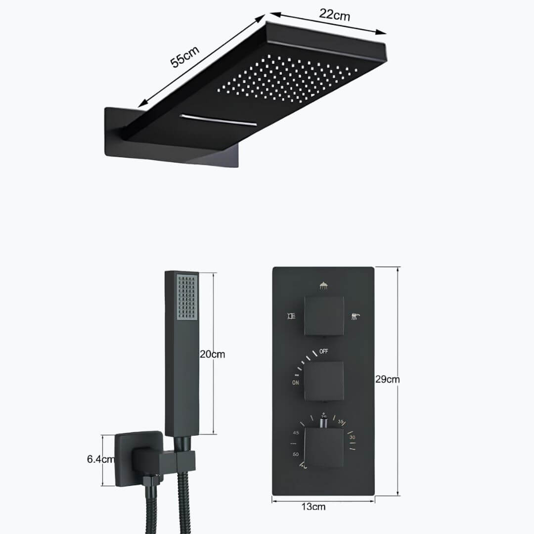 Robinet douche encastré cascade  Le Mitigeur