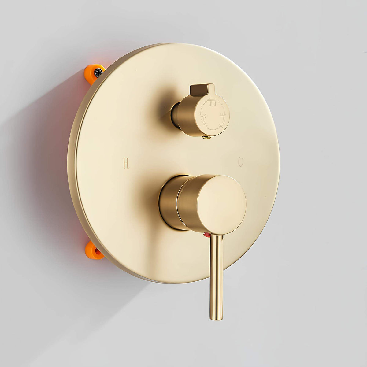 Robinet douche encastré rond  Le Mitigeur