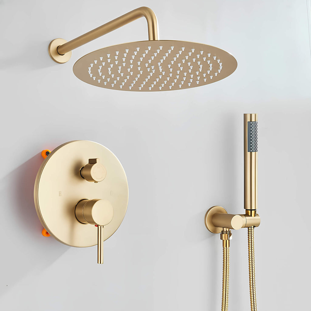 Robinet de douche encastré rond