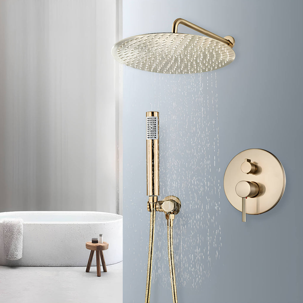 Robinet de douche encastré rond