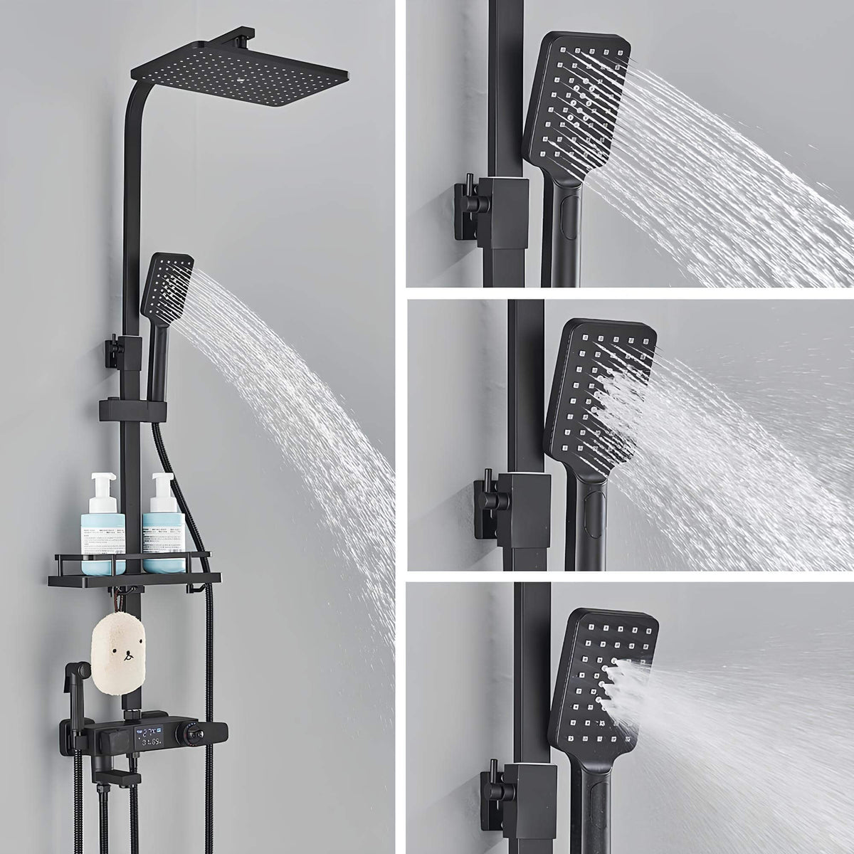 Robinet douche thermostatique 4 sorties  Le Mitigeur