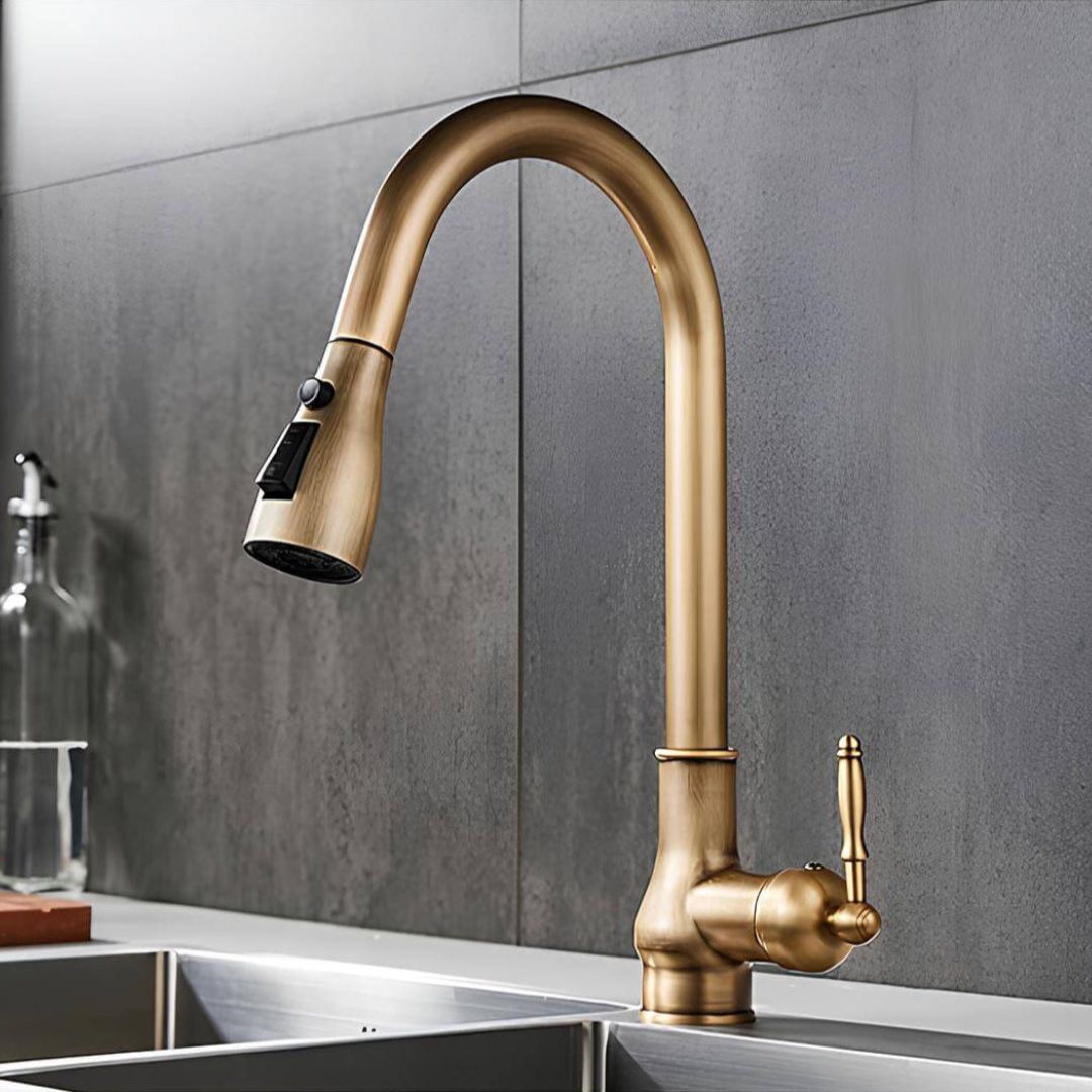 Robinet douchette cuisine antique  Le Mitigeur