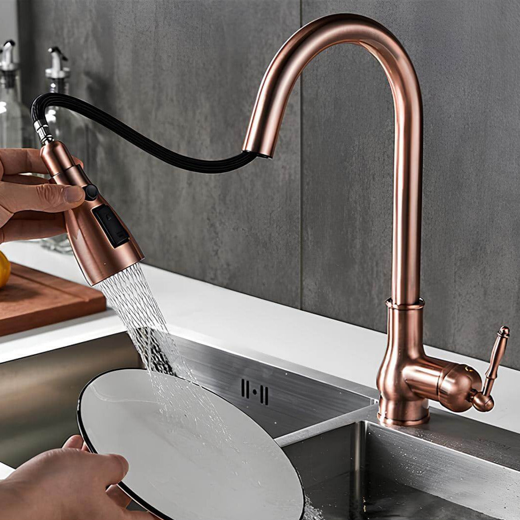Robinet douchette cuisine antique  Le Mitigeur