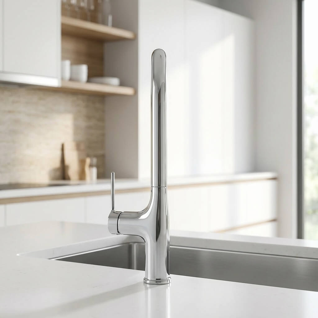 Robinet de lavabo à douchette extractible