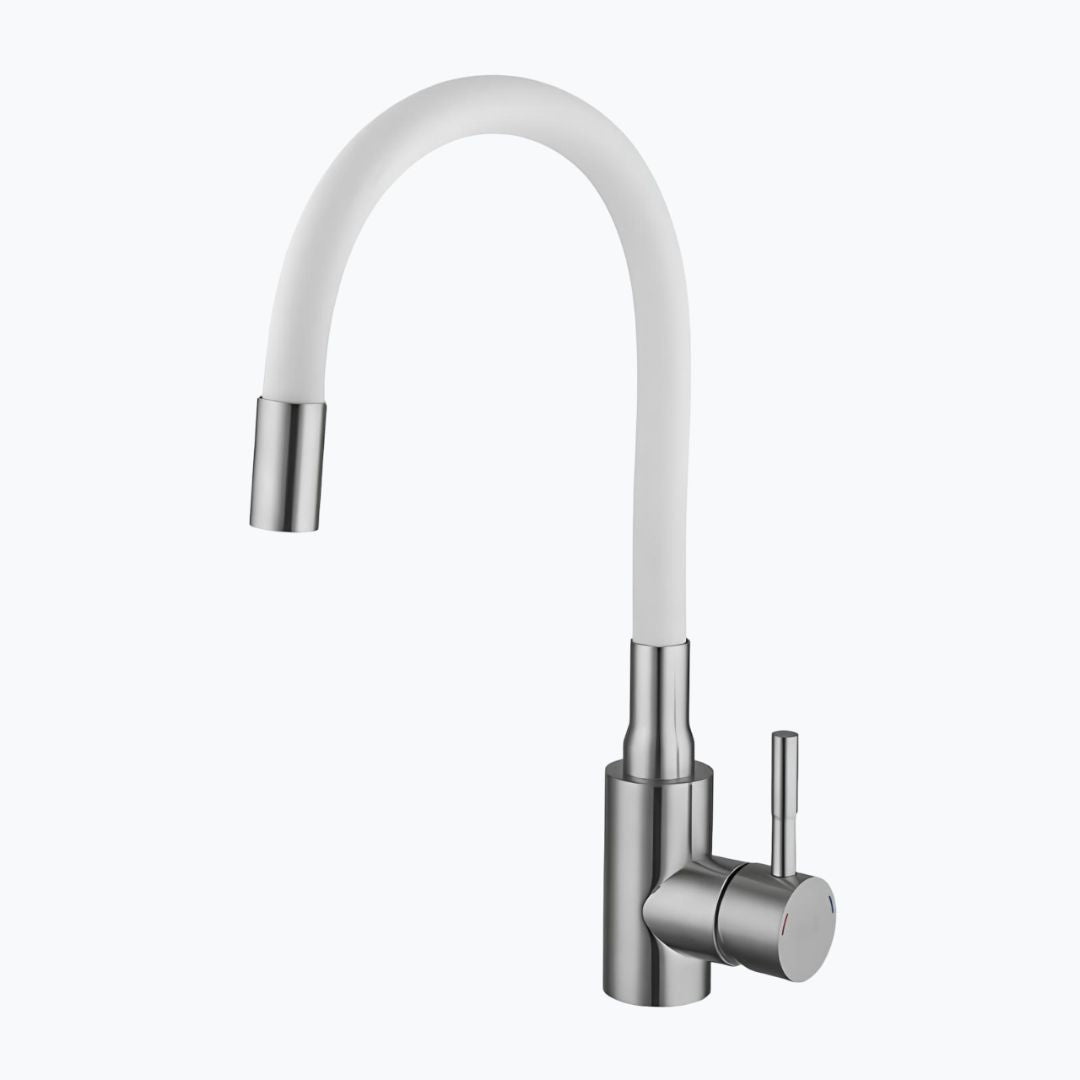 Robinet douchette flexible avec col coloré  Le Mitigeur
