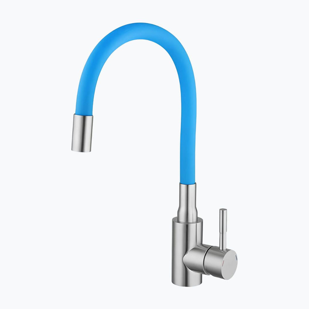 Robinet douchette flexible avec col coloré  Le Mitigeur