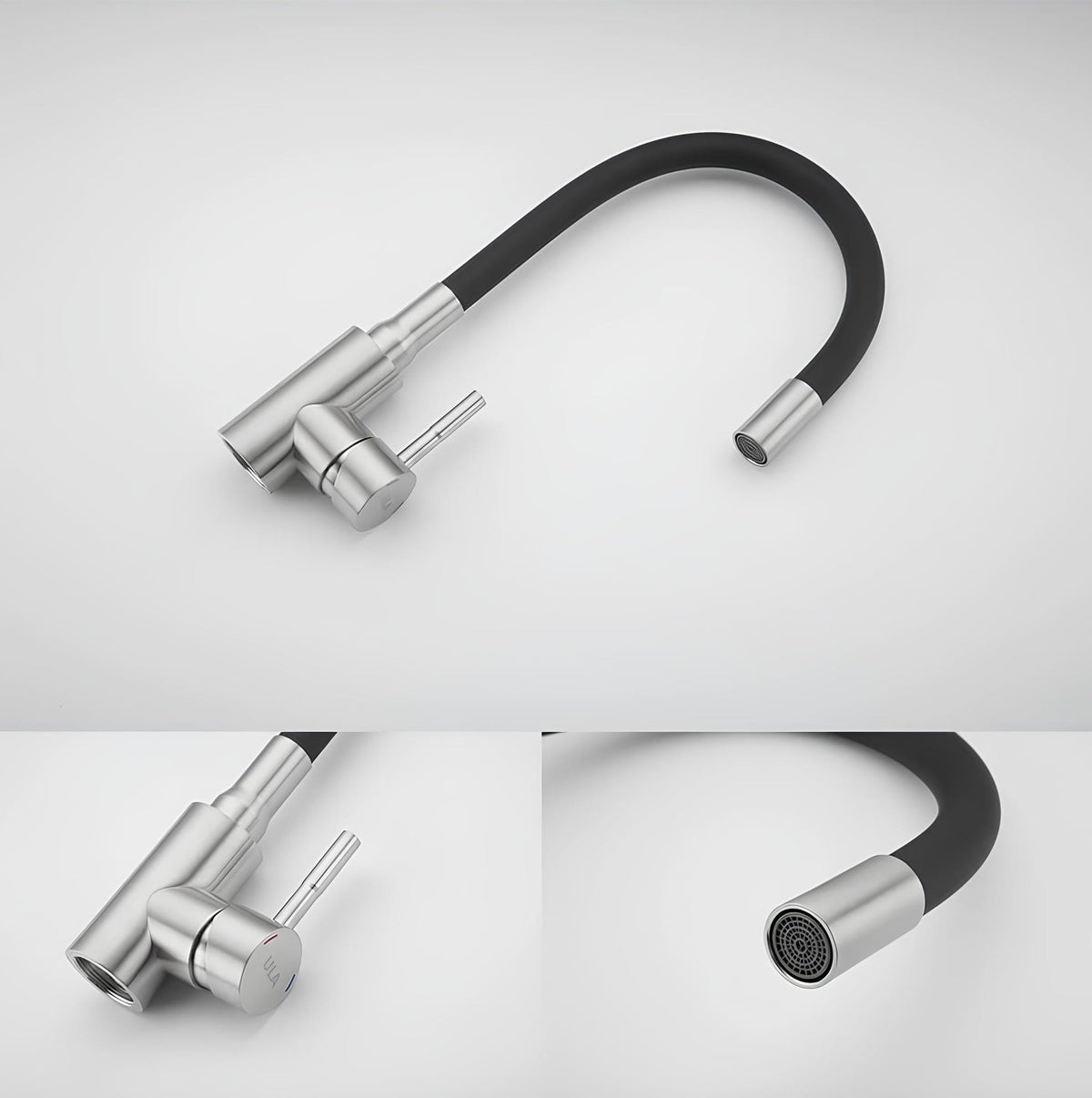 Robinet douchette flexible avec col coloré  Le Mitigeur