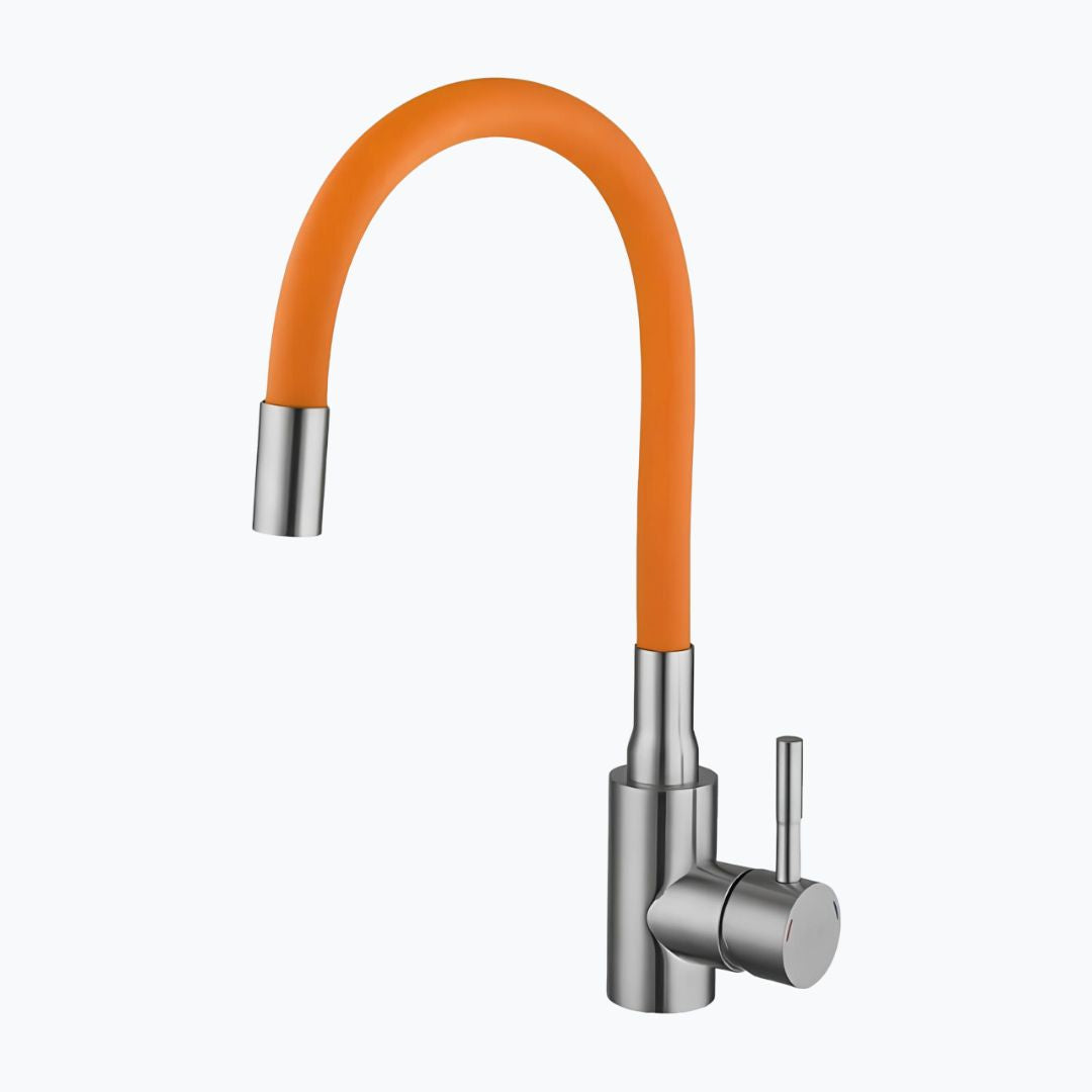 Robinet douchette flexible avec col coloré  Le Mitigeur