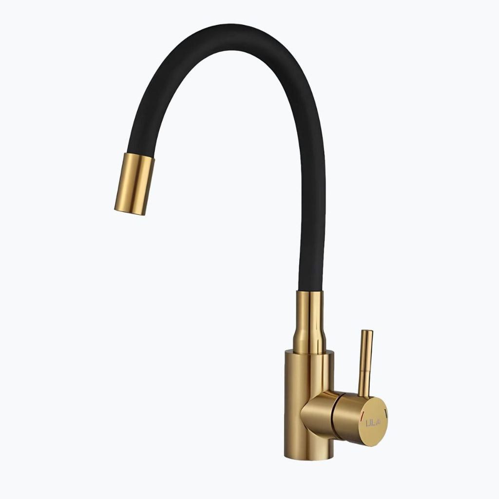 Robinet douchette flexible avec col coloré  Le Mitigeur