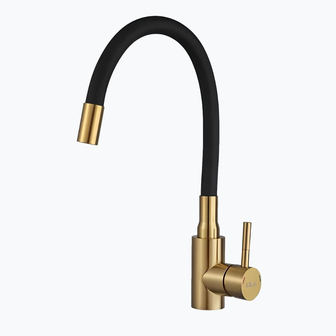 Robinet douchette flexible avec col coloré  Le Mitigeur