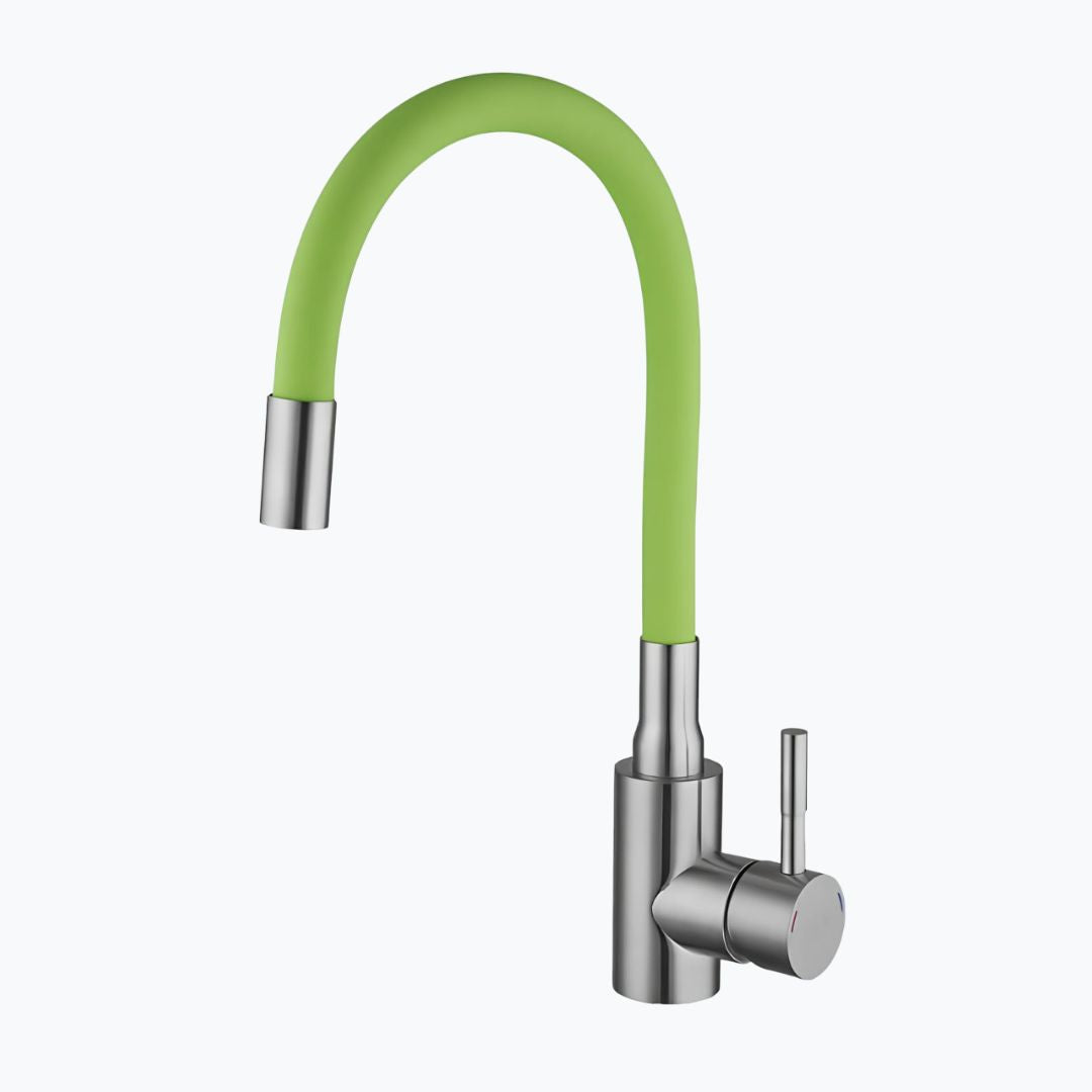 Robinet douchette flexible avec col coloré  Le Mitigeur