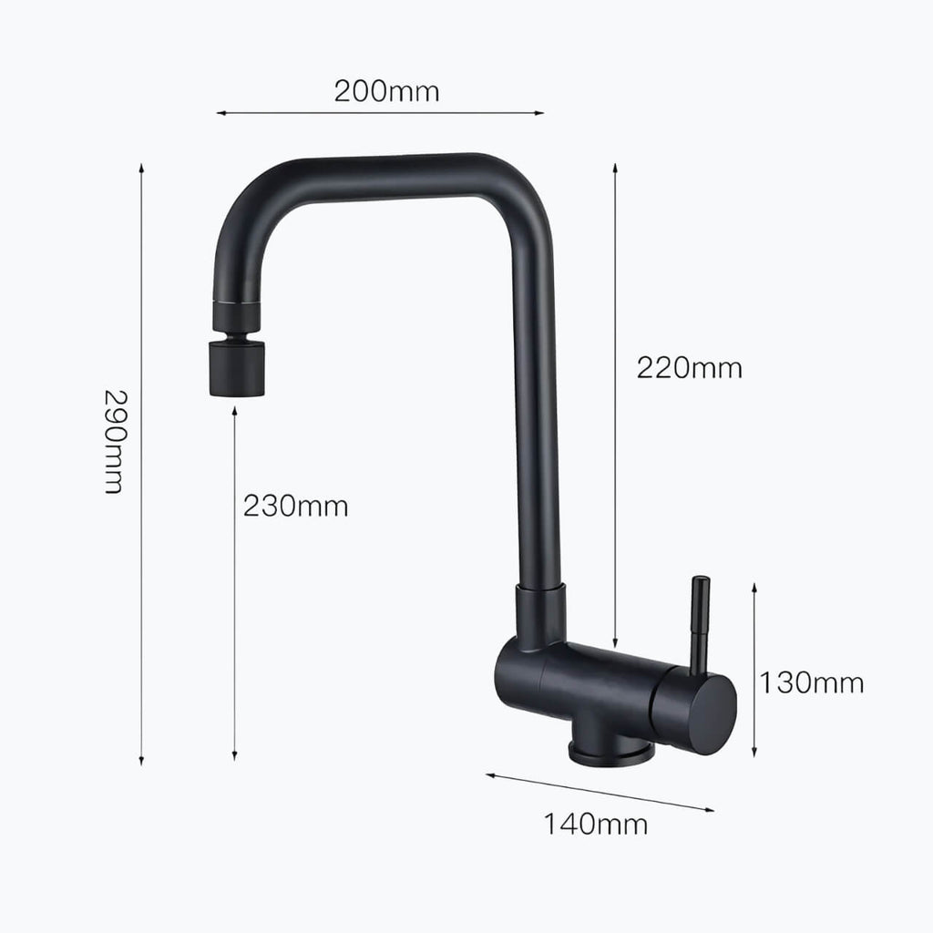 Robinet de lavabo en inox