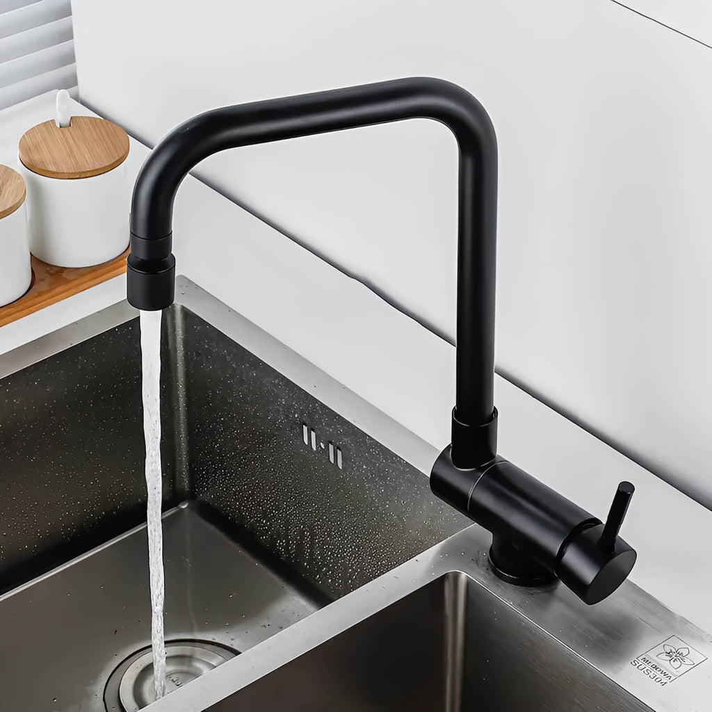 Robinet de lavabo en inox