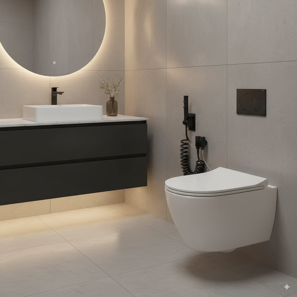 Douchette WC double jet
