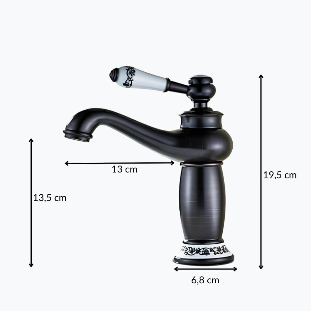 Robinet lavabo en laiton finition antique  Le Mitigeur