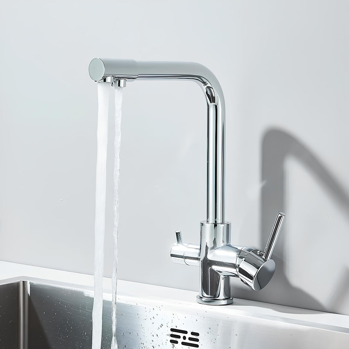 Robinet évier avec double sortie  Le Mitigeur