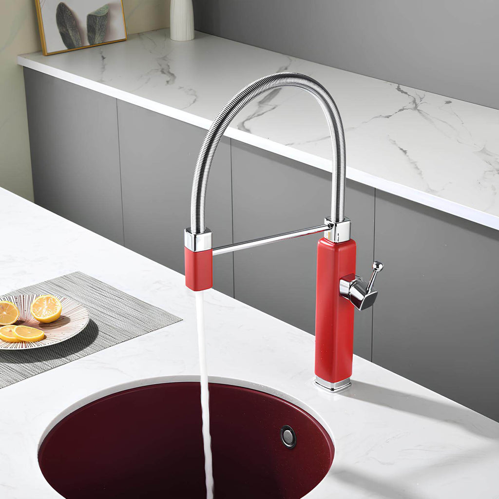 Robinet évier avec douchette extractible – style rétro revisité  Le Mitigeur