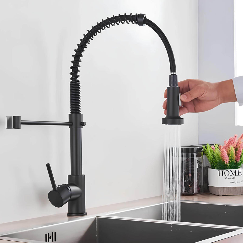 Robinet douchette avec ressort - Élégant et pratique  Le Mitigeur