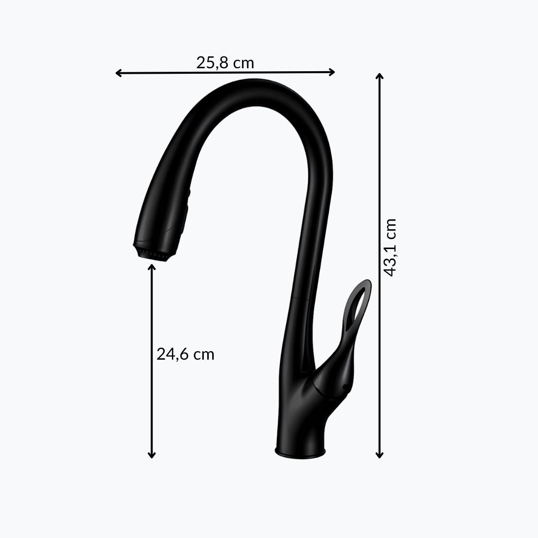 Robinet douchette évier - design luxueux  Le Mitigeur