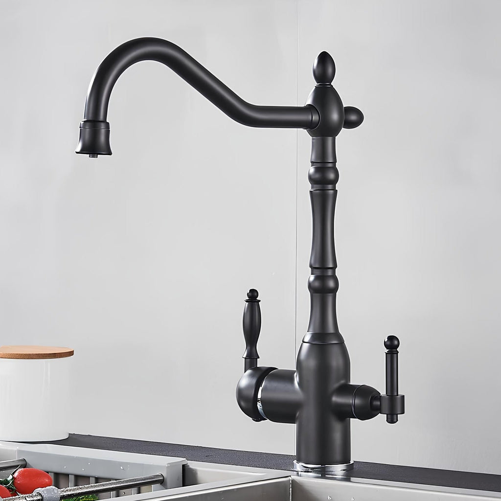 Robinet de lavabo en laiton – vintage