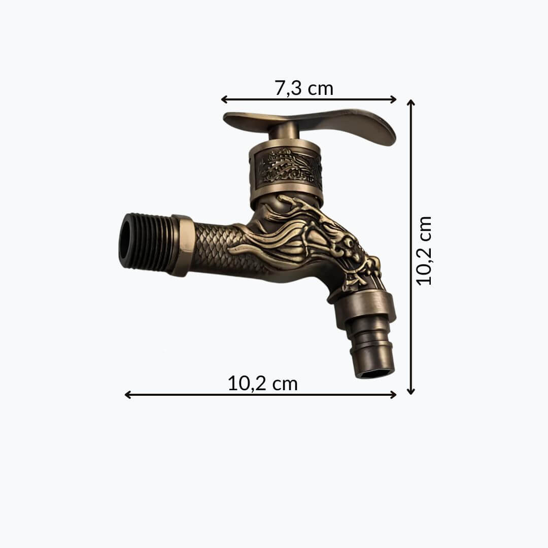 Robinet Extérieur mural – Style gravé  Le Mitigeur