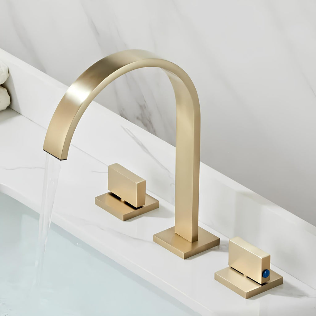 Robinet lavabo 3 trous - Doubles poignées  Le Mitigeur