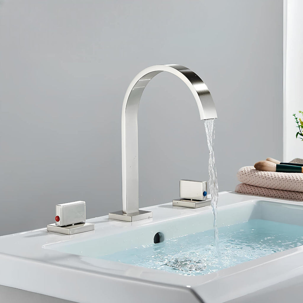 Robinet lavabo 3 trous - Doubles poignées  Le Mitigeur
