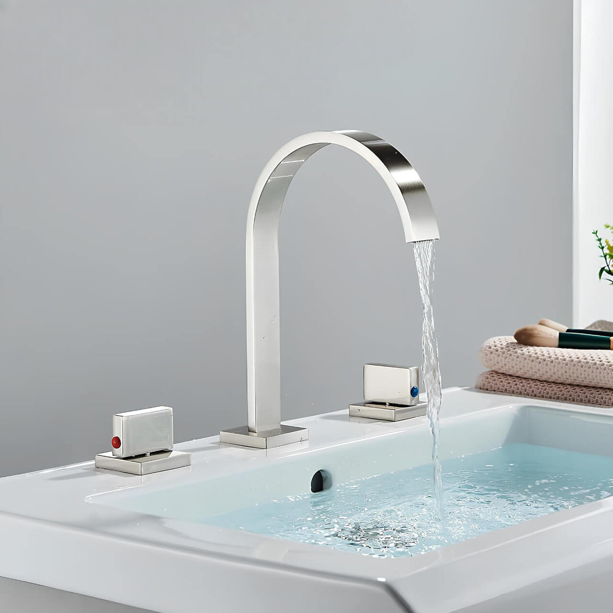 Robinet lavabo 3 trous - Doubles poignées  Le Mitigeur