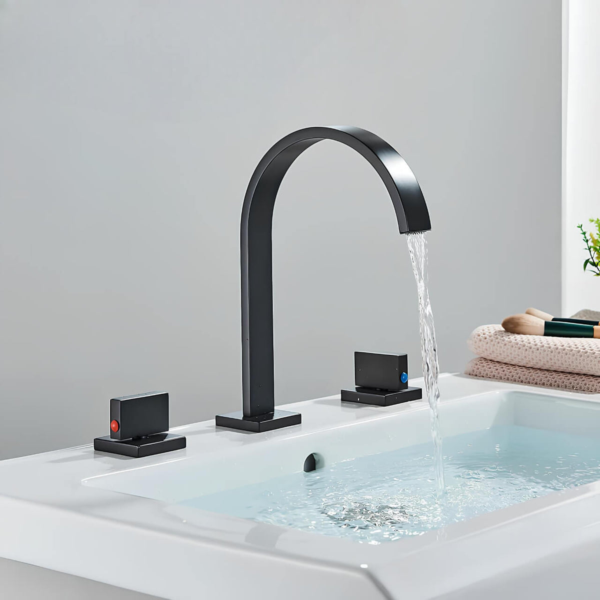 Robinet lavabo 3 trous - Doubles poignées  Le Mitigeur