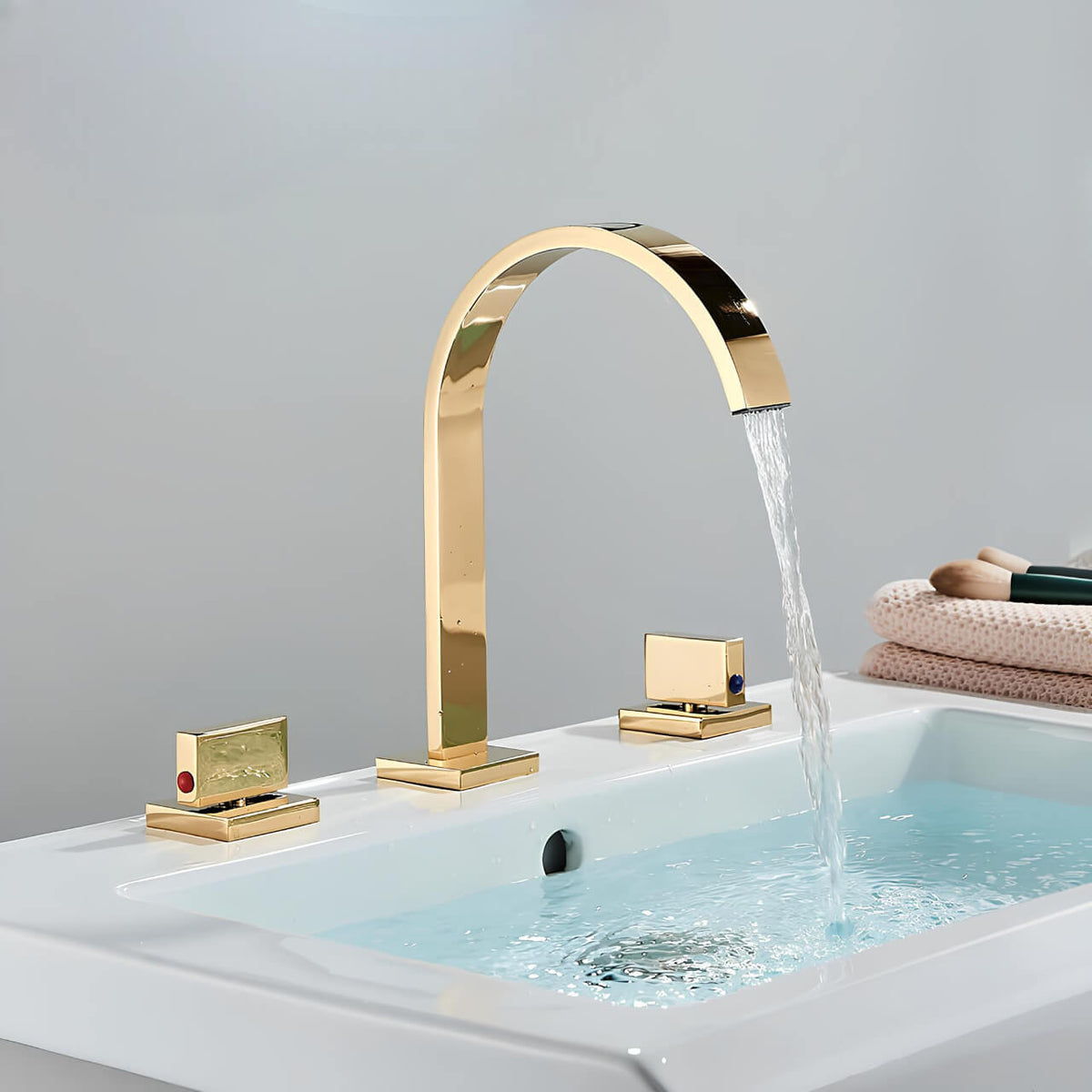 Robinet lavabo 3 trous - Doubles poignées  Le Mitigeur