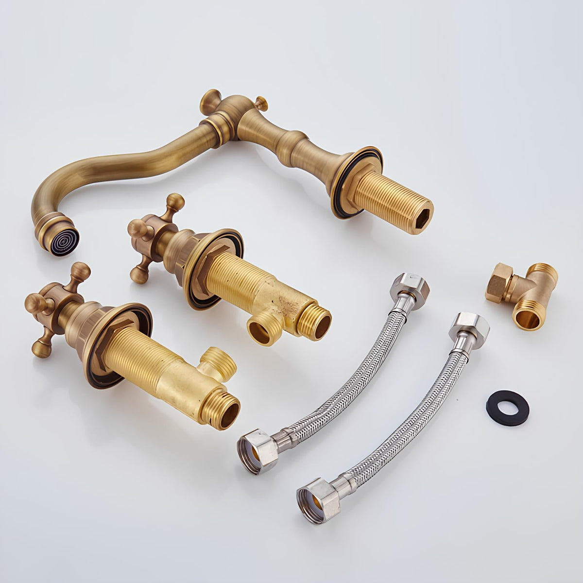 Robinet lavabo 3 trous style ancien  Le Mitigeur