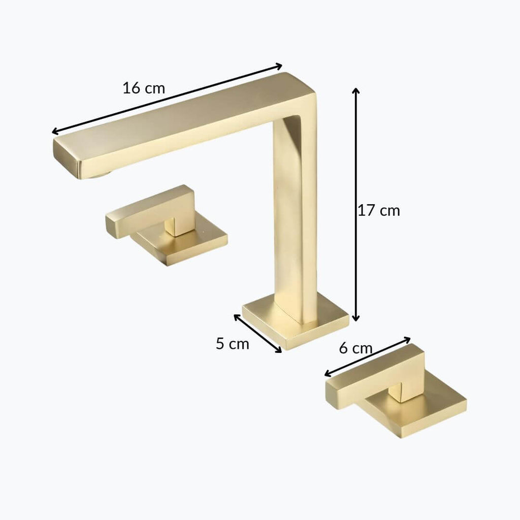Robinet lavabo 3 trous– Style antique  Le Mitigeur