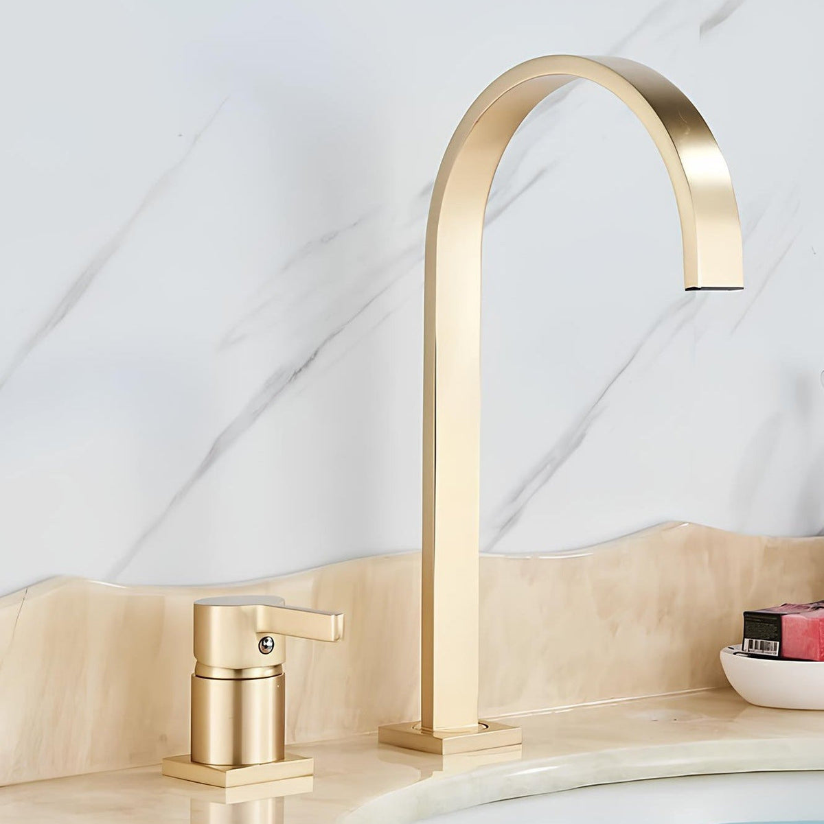 Robinet lavabo à large bec  Le Mitigeur