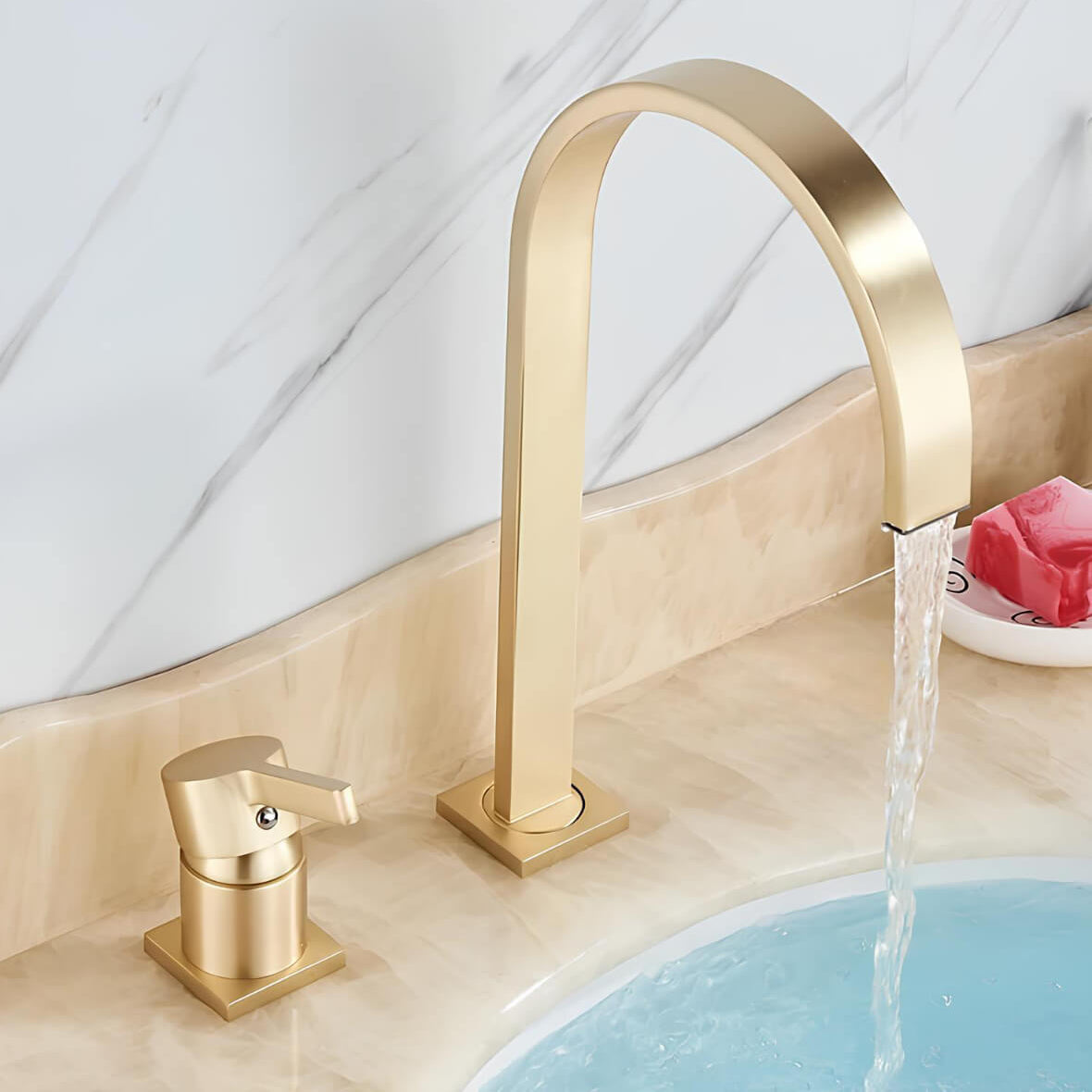 Robinet lavabo à large bec  Le Mitigeur