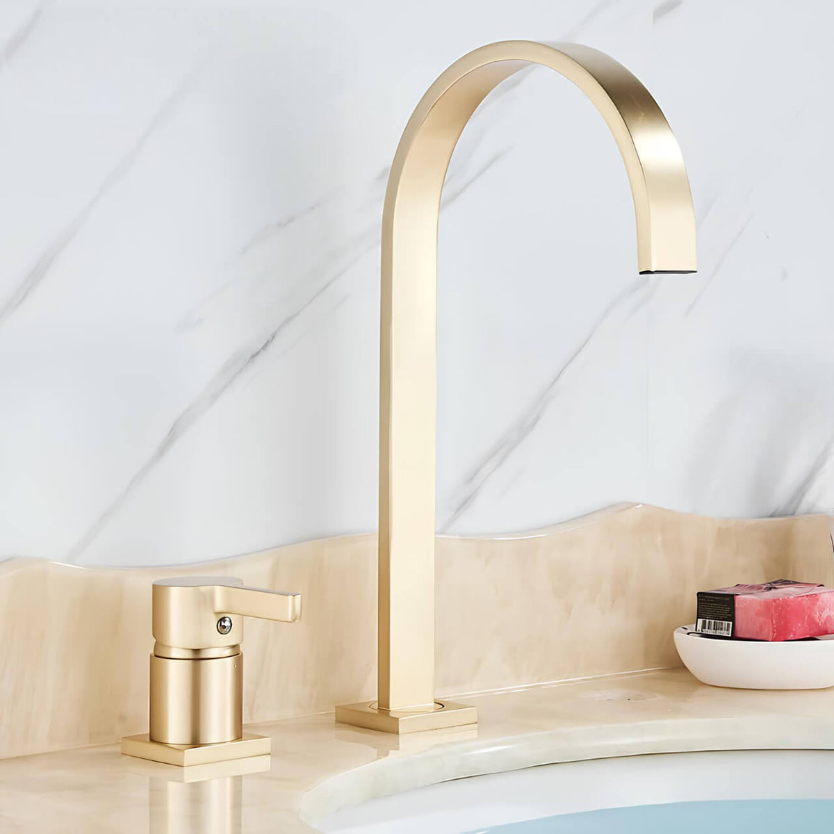 Robinet lavabo à large bec  Le Mitigeur