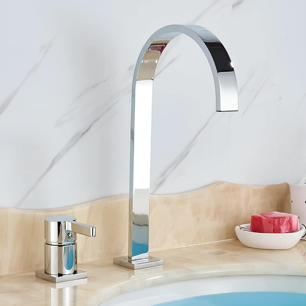 Robinet lavabo à large bec  Le Mitigeur