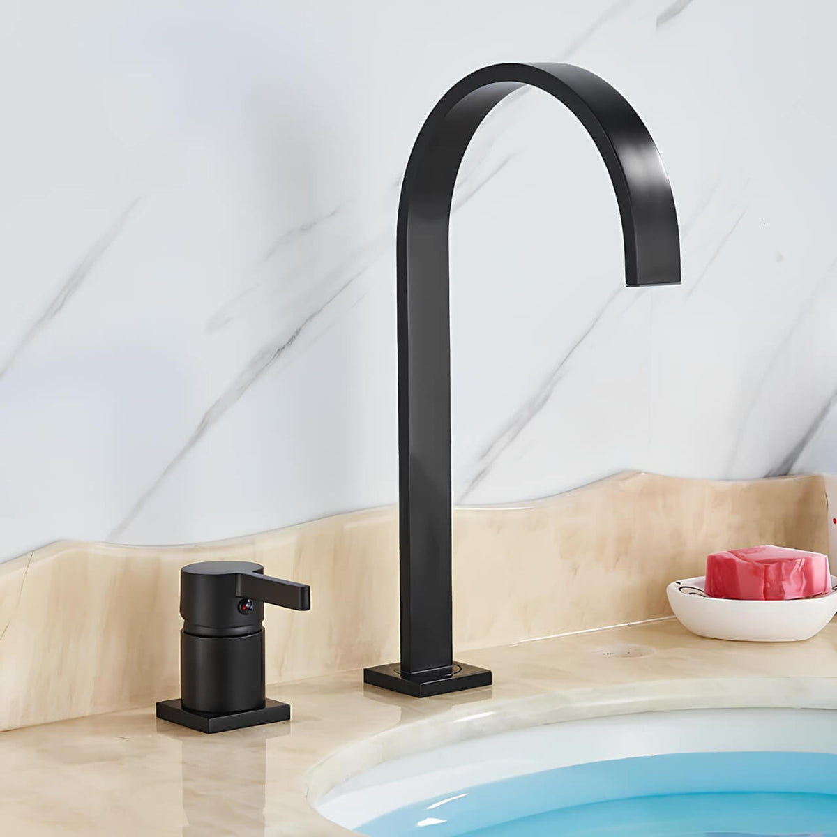 Robinet lavabo à large bec  Le Mitigeur