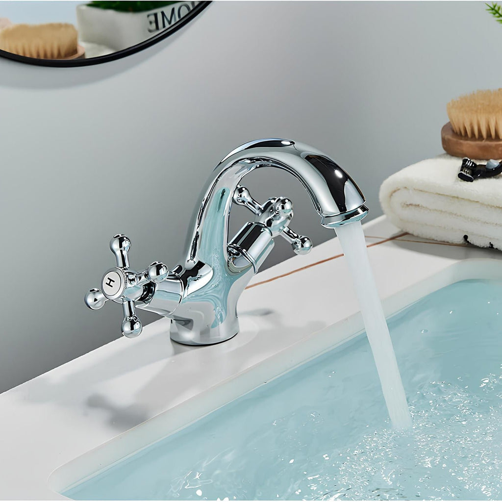 Robinet lavabo antique mélangeur  Le Mitigeur