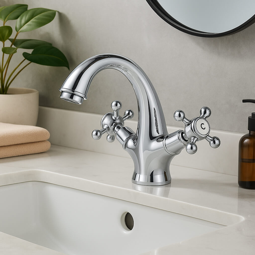 Robinet lavabo antique mélangeur  Le Mitigeur
