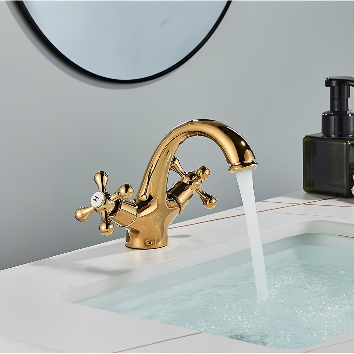 Robinet lavabo antique mélangeur  Le Mitigeur