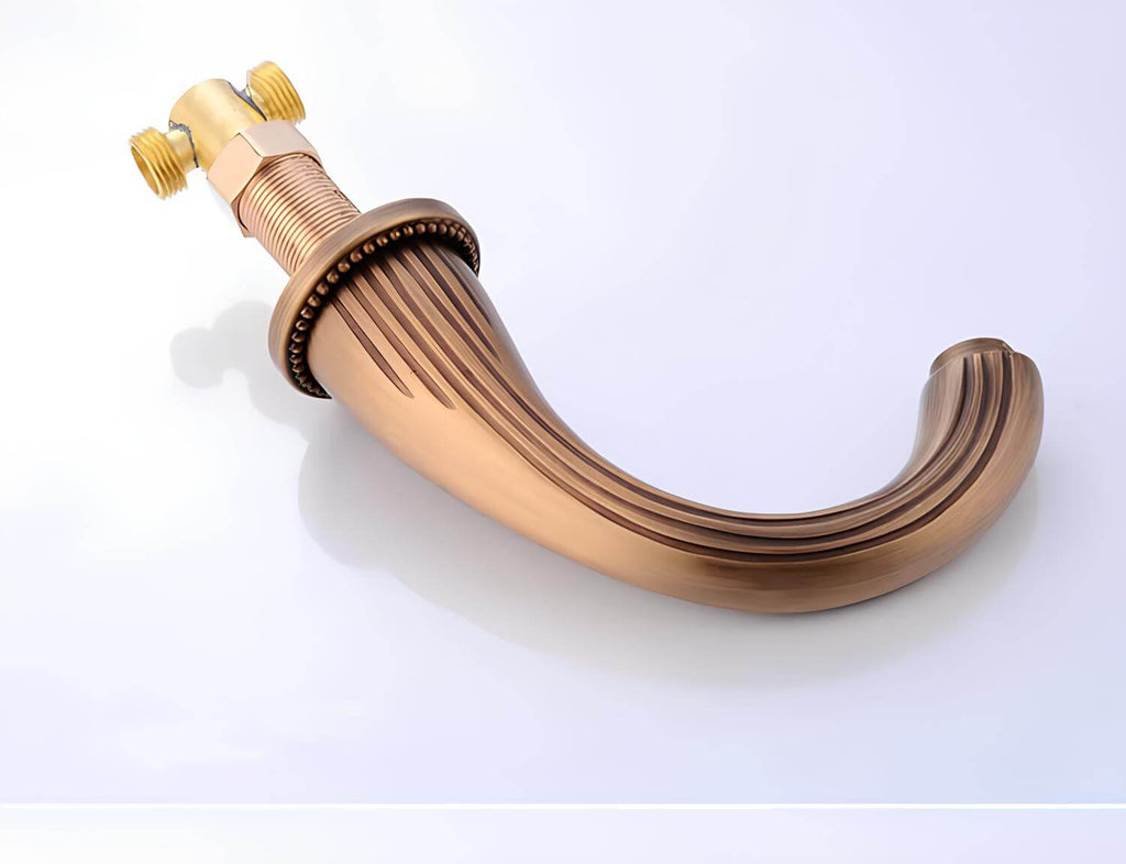Robinet lavabo antique- 3 trous – Poignées croisées  Le Mitigeur