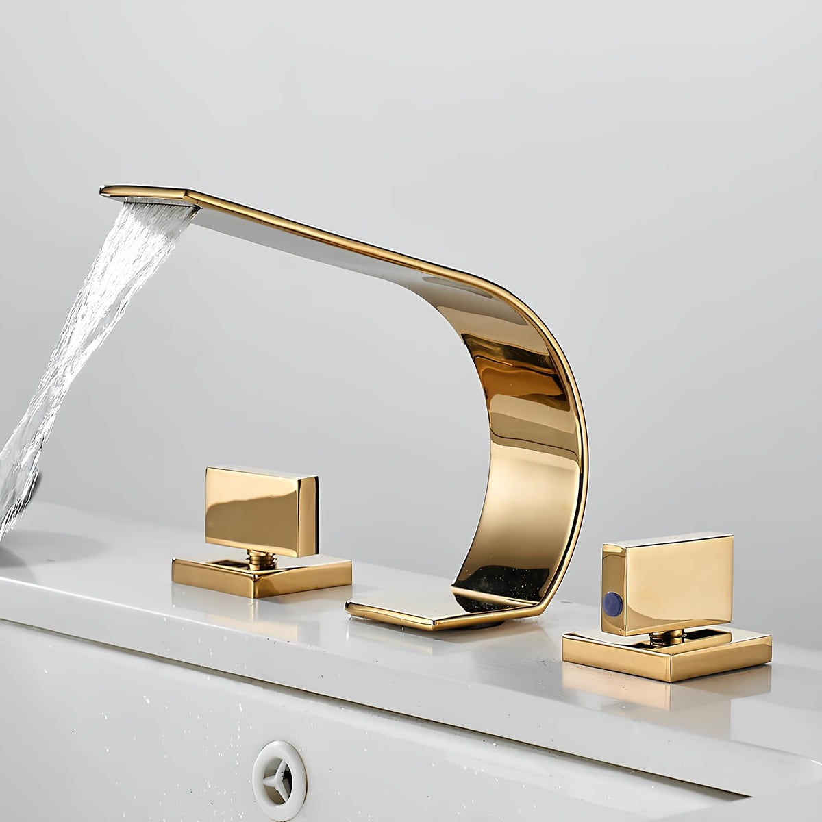 Robinet lavabo - bec effet cascade  Le Mitigeur