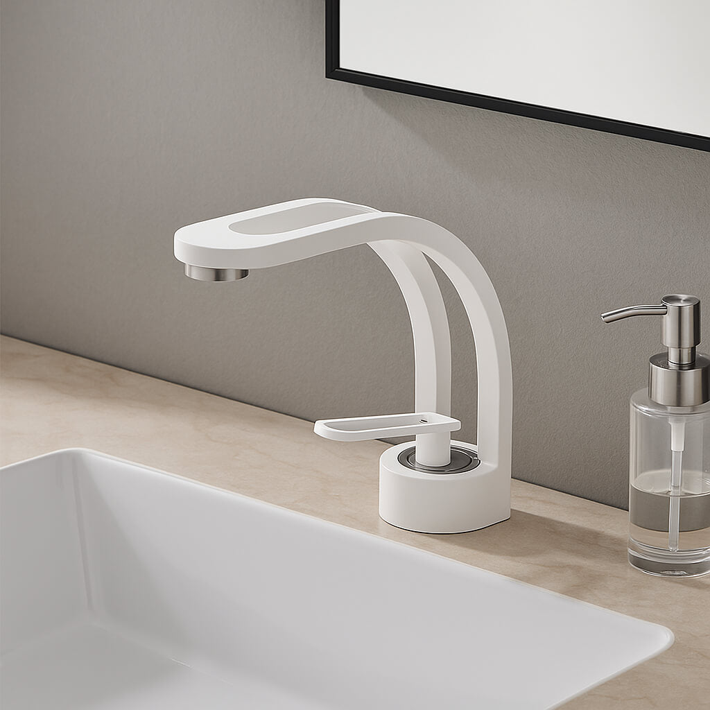 Robinet lavabo – Design arrondi  Le Mitigeur