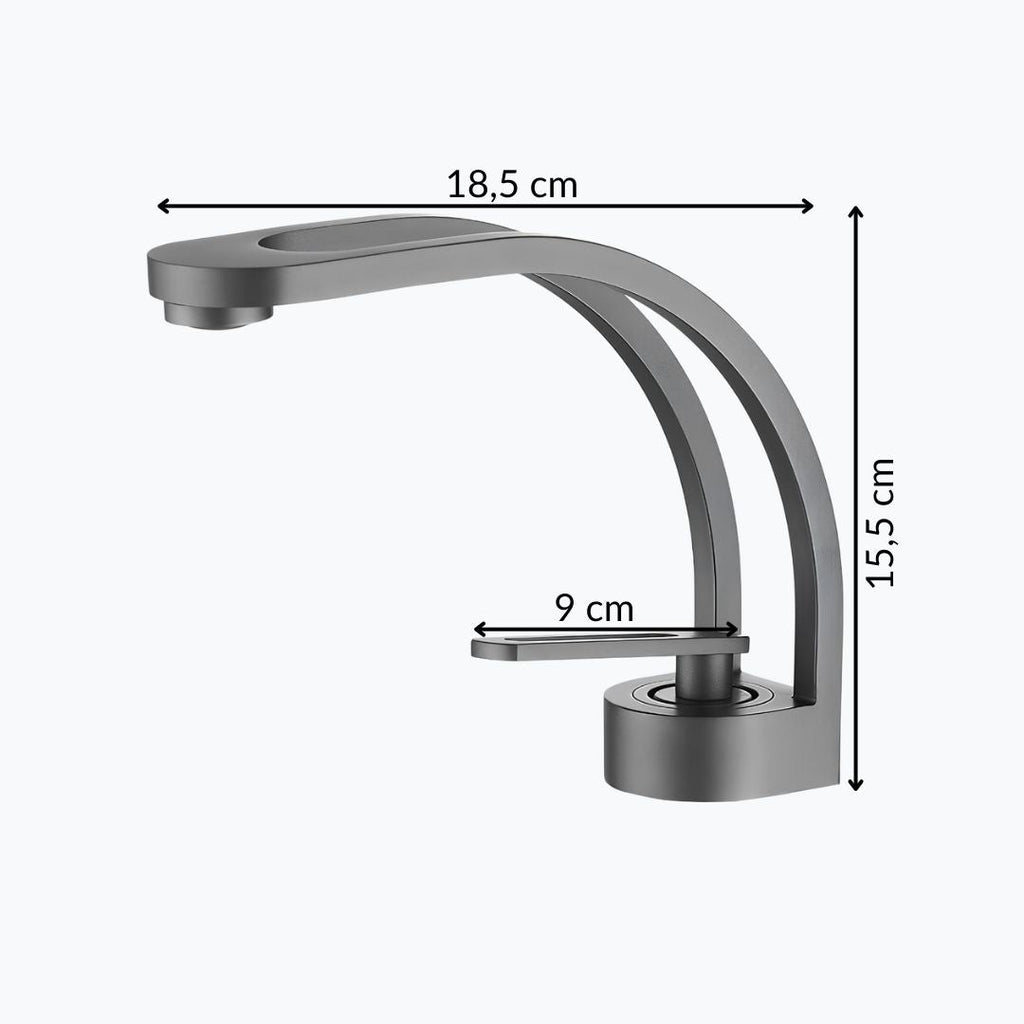 Robinet lavabo – Design arrondi  Le Mitigeur