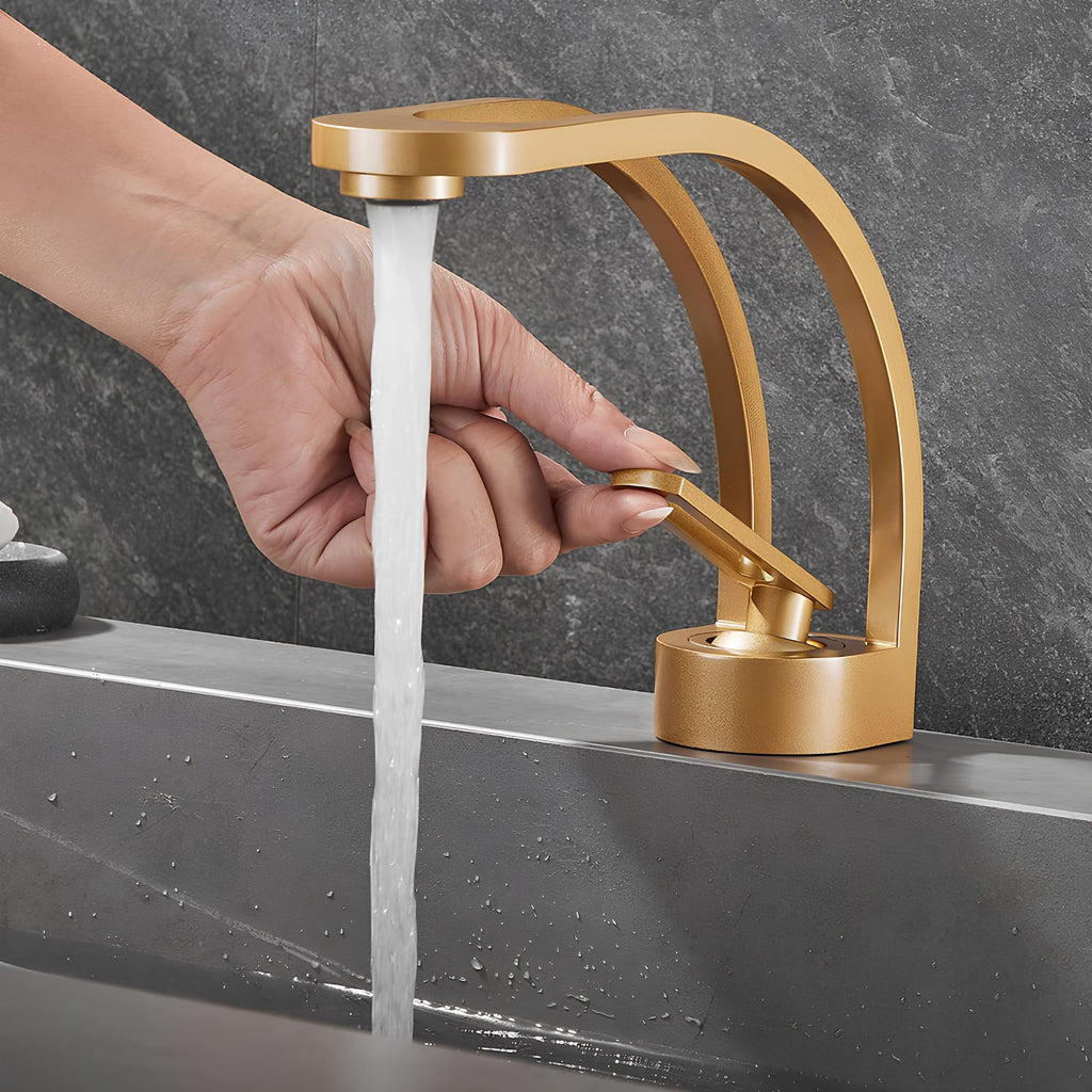 Robinet lavabo – Design arrondi  Le Mitigeur