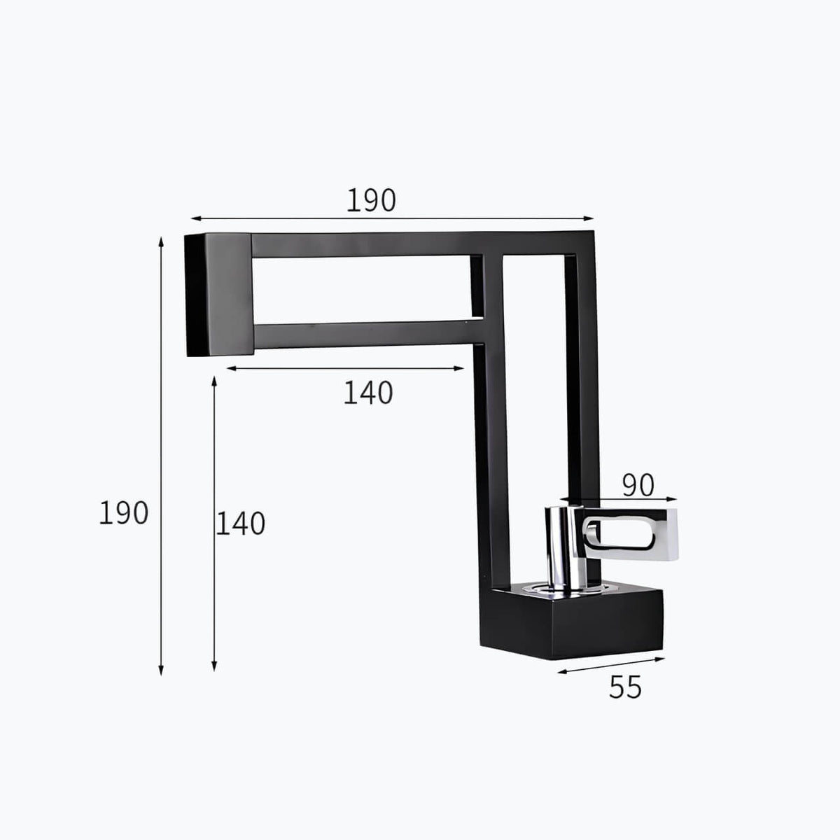 Robinet lavabo cascade –Design moderne  Le Mitigeur