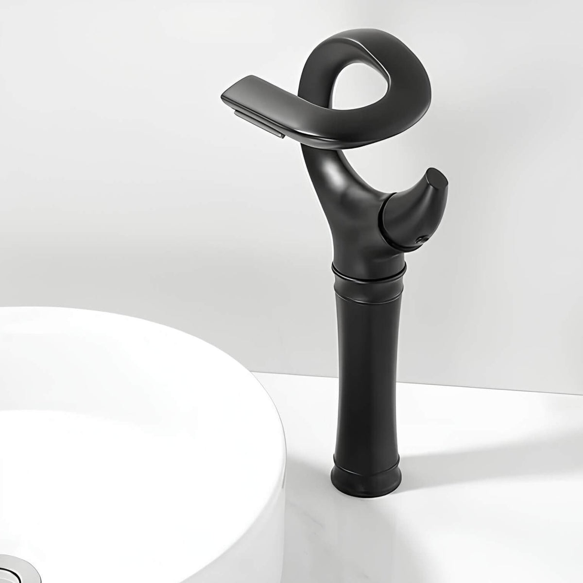 Robinet lavabo cascade – version vasque  Le Mitigeur